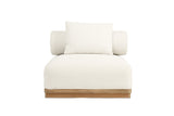 Santiago Grade Teak Outdoor Ottoman/ Corner Sofa