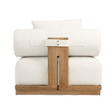 Santiago Grade Teak Outdoor Sofa (1 Seater Sectional)