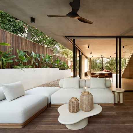 Santiago Grade Teak Outdoor Sofa (1 Seater Sectional)