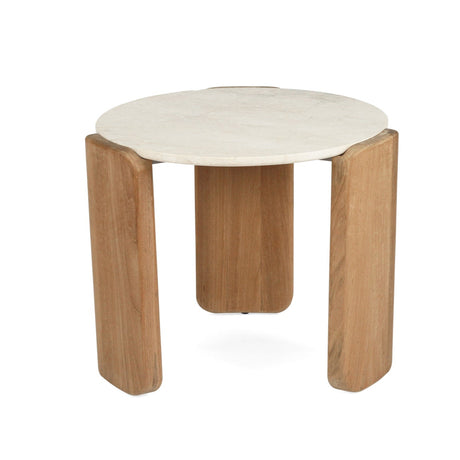 Santiago Grade Teak legs Side Table - 0.61m