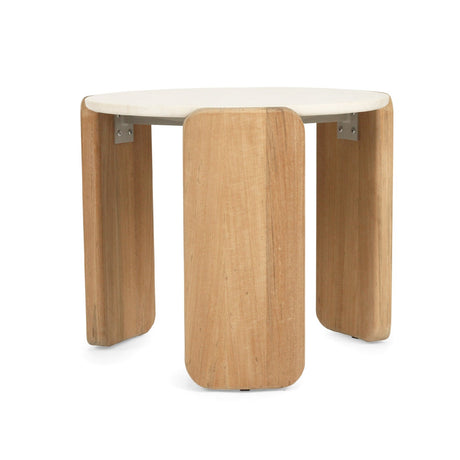 Santiago Grade Teak legs Side Table - 0.61m