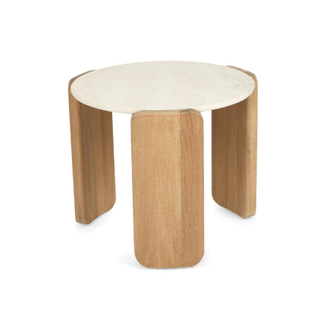 Santiago Grade Teak legs Side Table - 0.61m