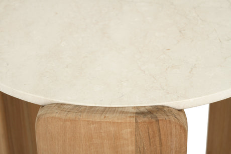 Santiago Grade Teak legs Side Table - 0.61m