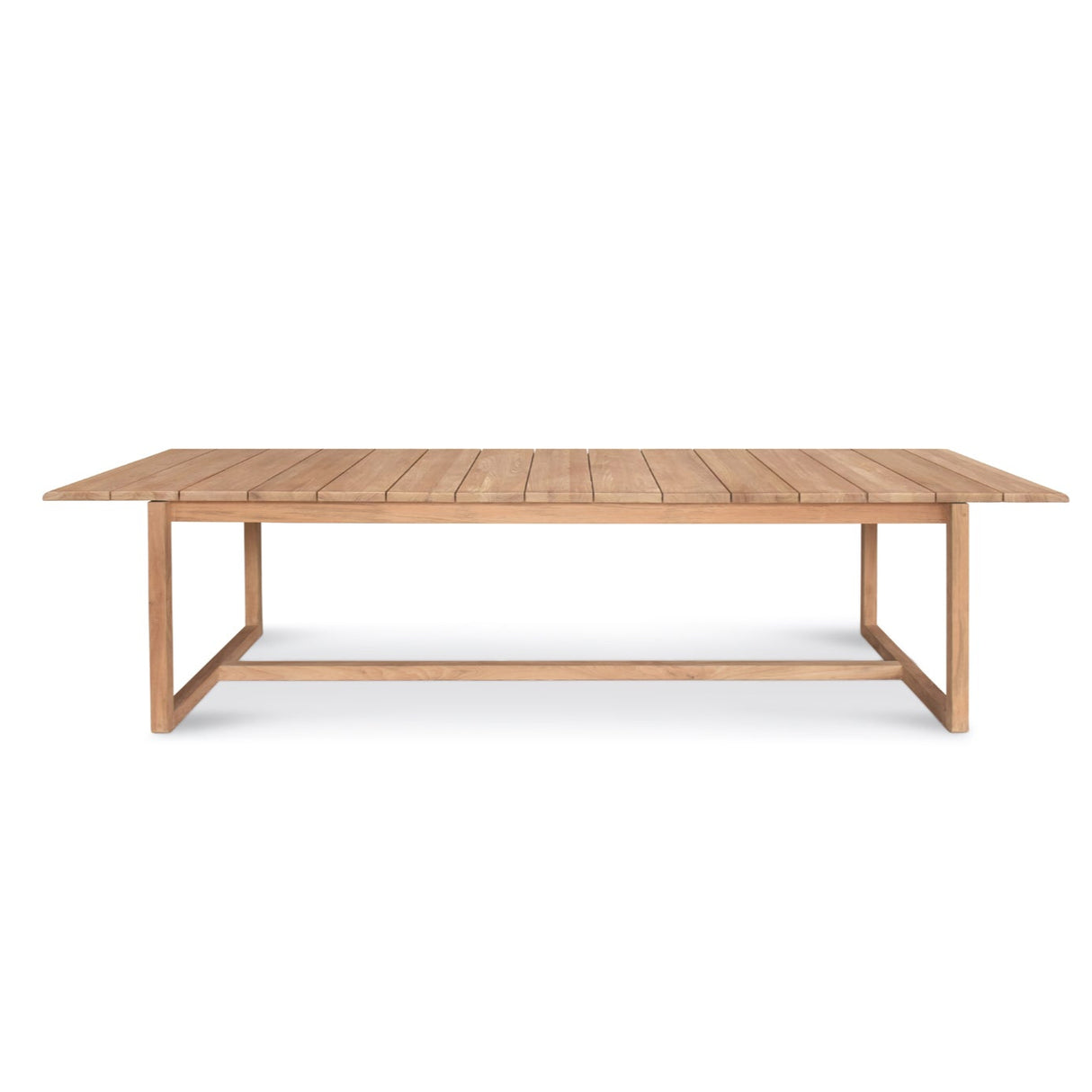 Santiago Outdoor Extension A-Grade teak Dining Table – 2.4m-3m