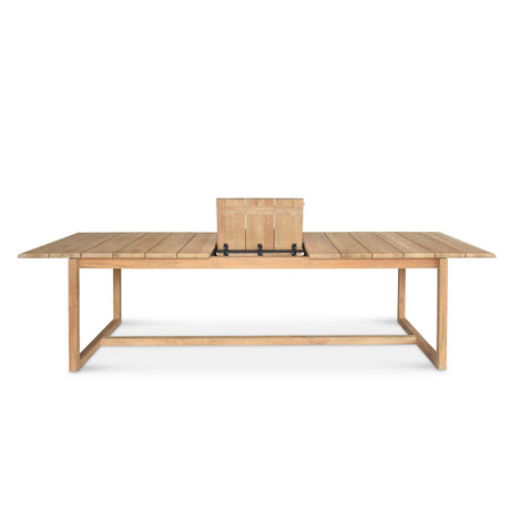 Santiago Outdoor Extension A-Grade teak Dining Table – 2.4m-3m