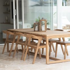 Santiago Outdoor Extension A-Grade teak Dining Table – 2.4m-3m