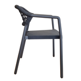 Sarah Outdoor Dining Chair - Charcoal