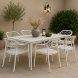 Sarah Outdoor Dining Chair - Light Grey