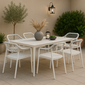 Sarah Outdoor Dining Chair - Light Grey