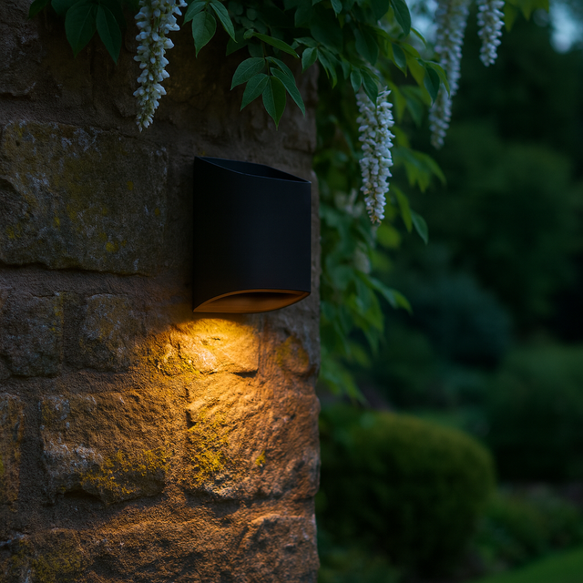 Sarina Exterior Wall Light Black IP54