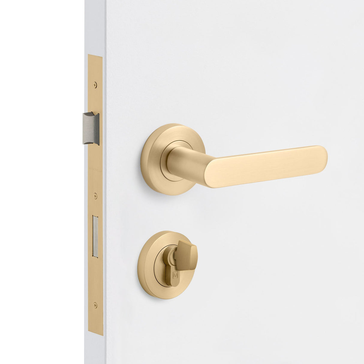 Manovella Entrance Door Kit- Fairhaven-Satin Brass