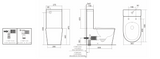 THEA Luxury VEGA Rimless Back to Wall Smart Toilet Suite