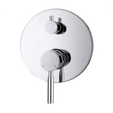 PAVIA Shower/Wall Mixer with Diverter Chrome