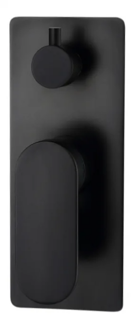 VETTO Shower/Wall Mixer with Diverter - Matte Black