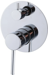 PAVIA Shower/Wall Mixer with Diverter Project Chrome