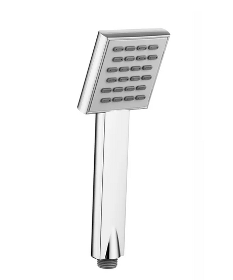 TARAN Shower Rail with Square Handheld Shower Piece - Chrome