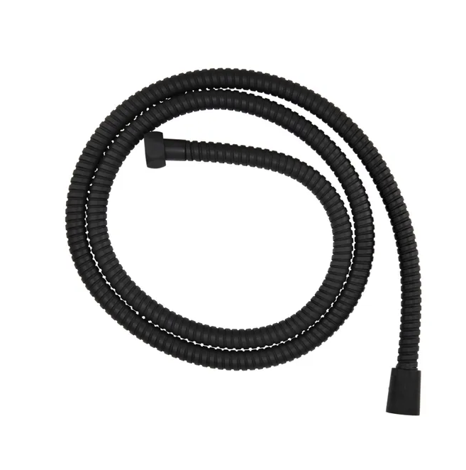 TARAN Shower Rail with Square Handheld Shower Piece - Black