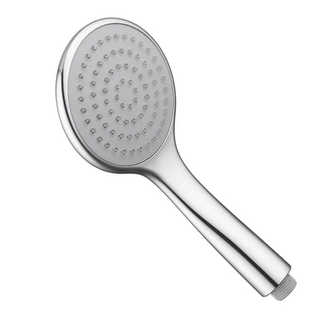 PAVIA Shower Rail with Round Handheld Shower Piece - Chrome