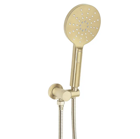 PAVIA Handheld Shower Set Round - Brushed Gold