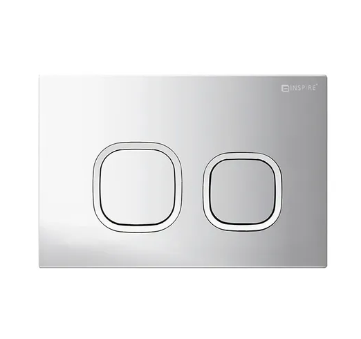 R&T Push Plate Matte Chrome