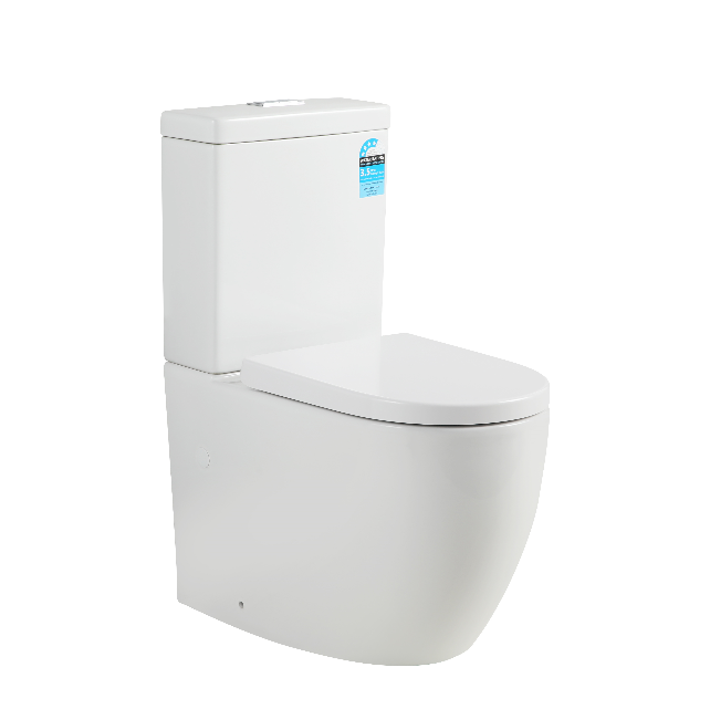 Veda Rimless Gloss White Toilet Suite