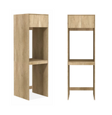 Byron Natural Oak Laundry Cabinet Set 1305x600x2100mm (Style C)