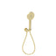 Cora Round Hand Shower On Wall Outlet Bracket - Brushed Gold