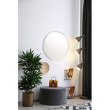 MARMO LED Round Solid Surface Frame Mirror 700x700mm