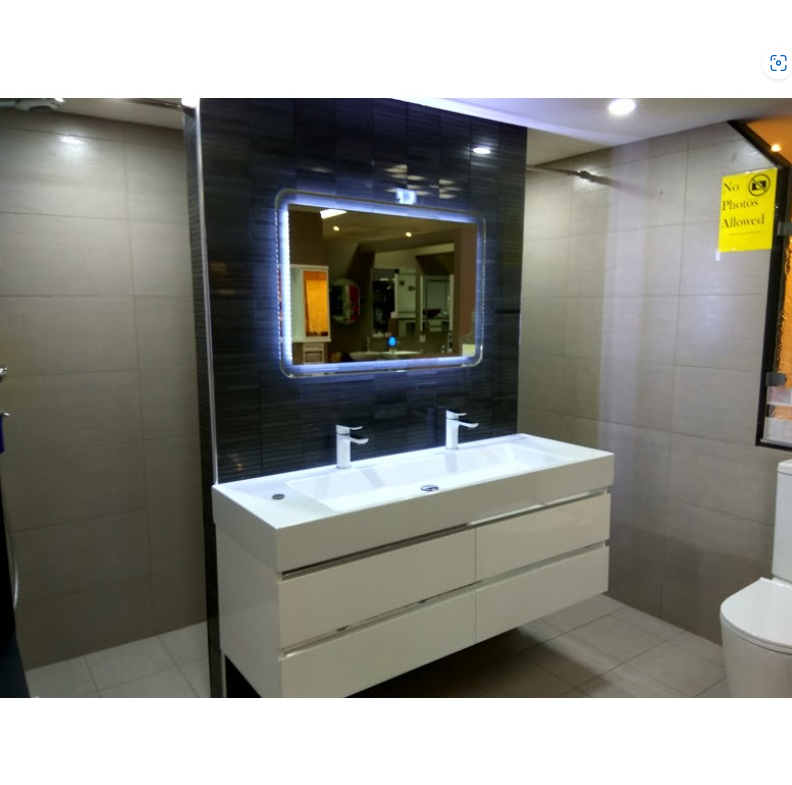 BELBAGNO LED Rectangle Frameless Mirror 1200x700mm - Clearance