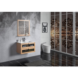MANHATTAN Square Frame Mirror 800x800mm - Clearance