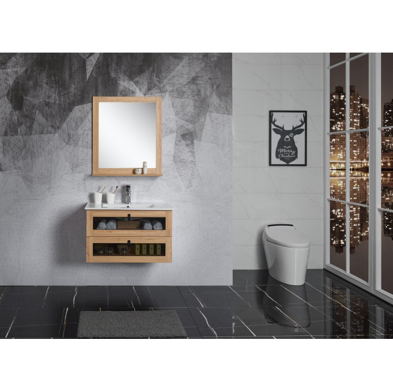 MANHATTAN Square Frame Mirror 800x800mm - Clearance