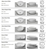 Timberline SANTOS Fluted Wall Hung Vanity (All Sizes)
