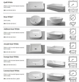 Timberline SANTOS Fluted Wall Hung Vanity (All Sizes)