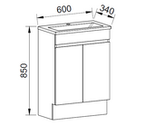 Timberline ENSUITE Single Bowl Floor Standing Vanity (All Sizes)