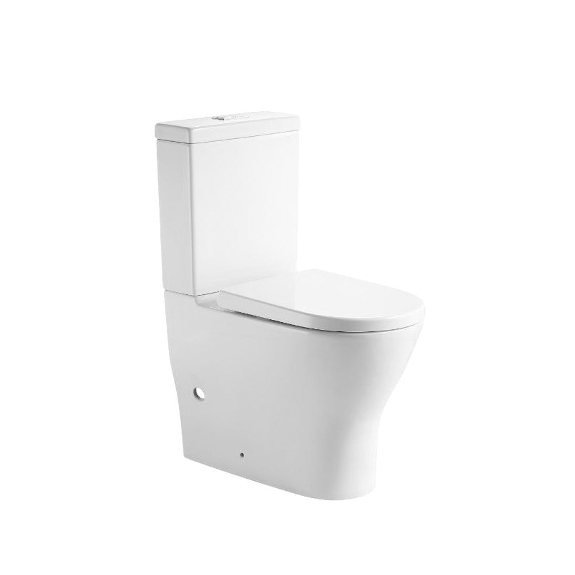 Verona Tornado Rimless Gloss White Toilet Suite