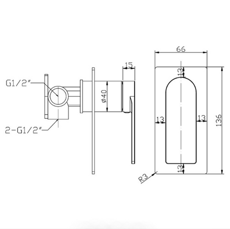 Ruki Wall Mixer