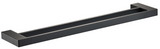 Ceram Double Towel Rail 800 mm - Matte Black