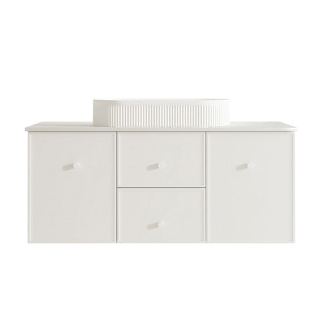 Seattle Wall Hung Vanity Cabinet Matte White 