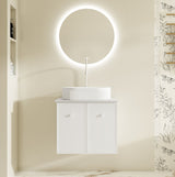Seattle Wall Hung Vanity Cabinet Matte White 