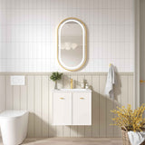 Seattle Wall Hung Vanity Cabinet Matte White 