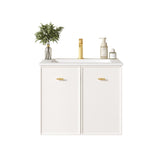 Seattle Wall Hung Vanity Cabinet Matte White 
