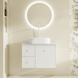 Seattle Wall Hung Vanity Cabinet Matte White 