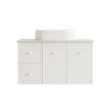 Seattle Wall Hung Vanity Cabinet Matte White 