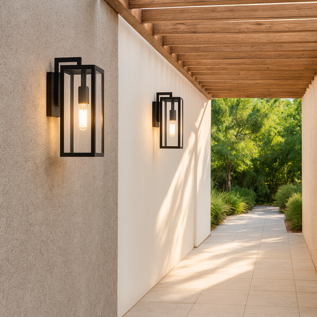 Sedona Exterior Wall Light Black IP43