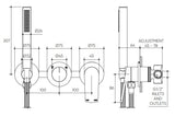 Sereia Basin Mixer Lead Free drawing 5