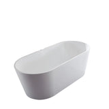 SHANTY Free-Standing Bathtub with Non-Overflow (Gloss White) (Optional Sizes)