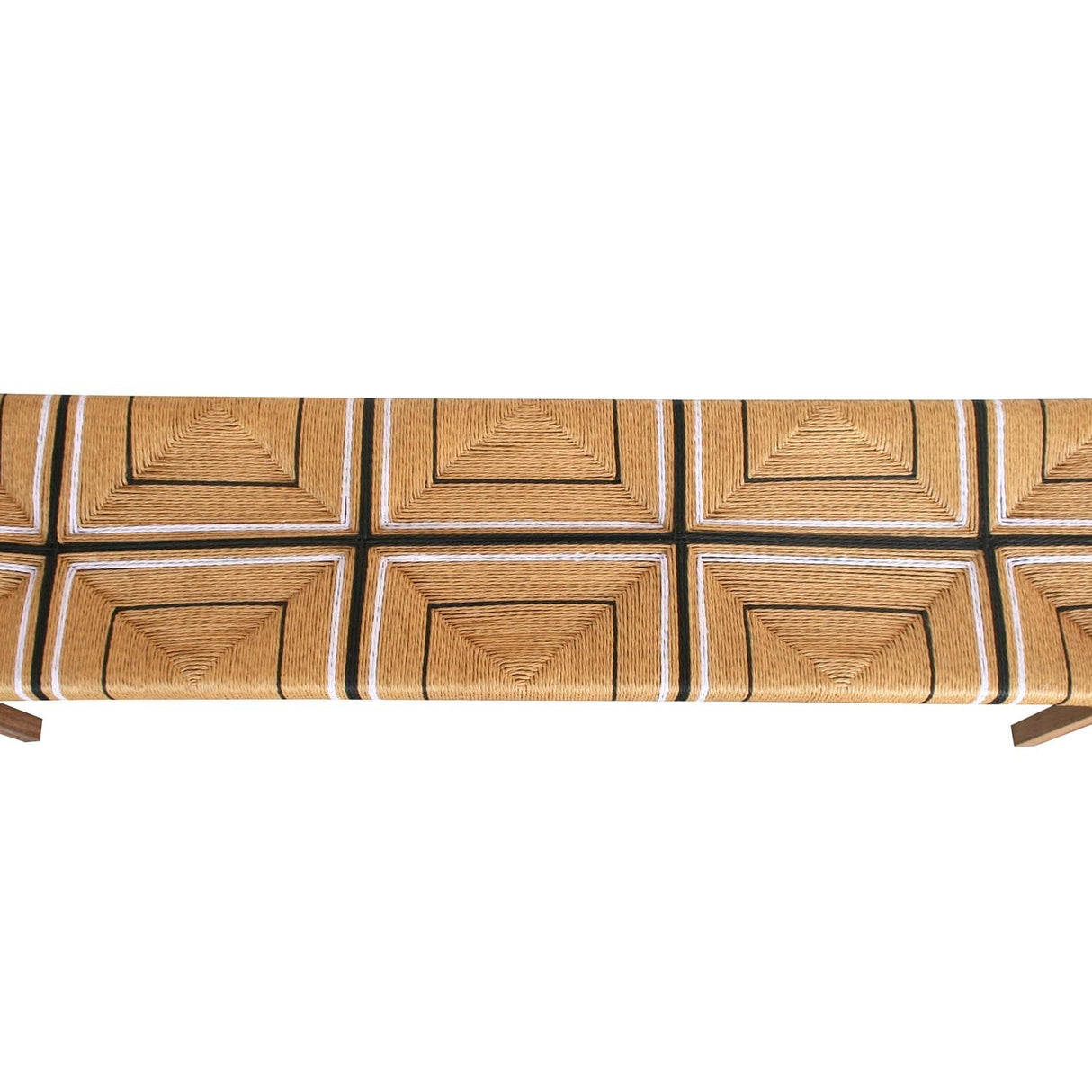 Sienna Woven Teak Bench Seat - 1.52m
