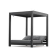 Skyline Outdoor Aluminium Daybed in Charcoal