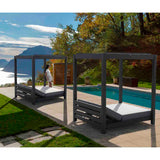 Skyline Outdoor Aluminium Daybed in Charcoal