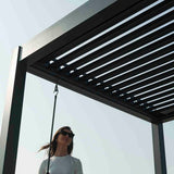 Skyline Outdoor Aluminium Daybed in Charcoal
